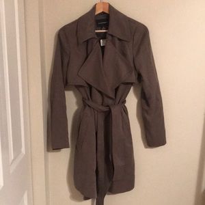 Club Monaco Olive Trench Coat